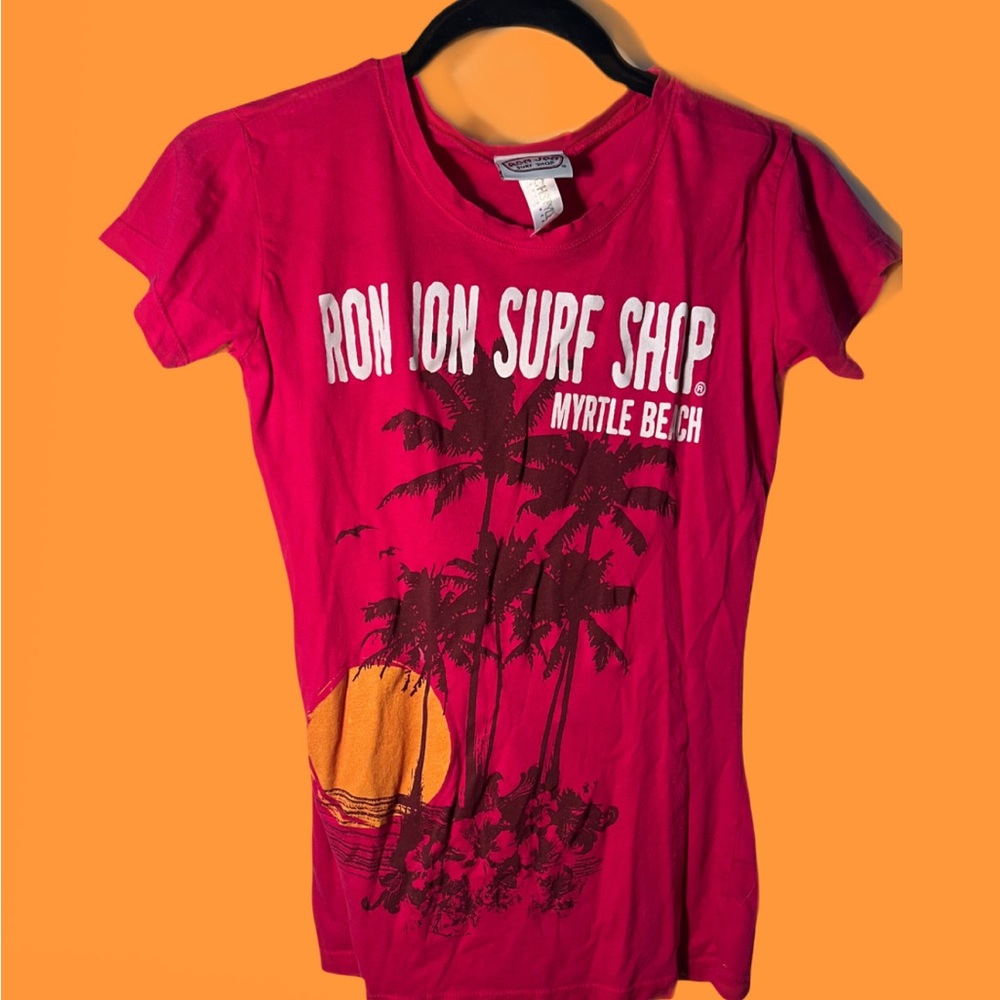 Women’s Pink Ron Jon T-Shirt